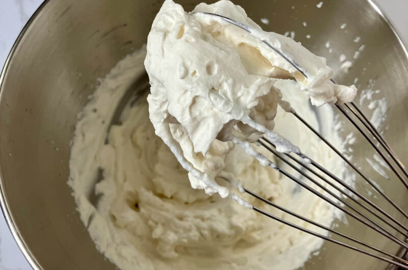 Homemade Maple Whipped Cream