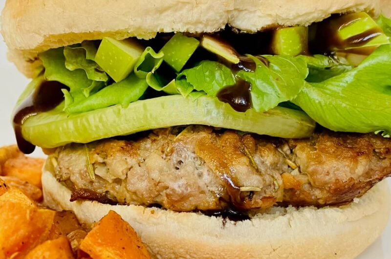 Pork and Apple Burgers