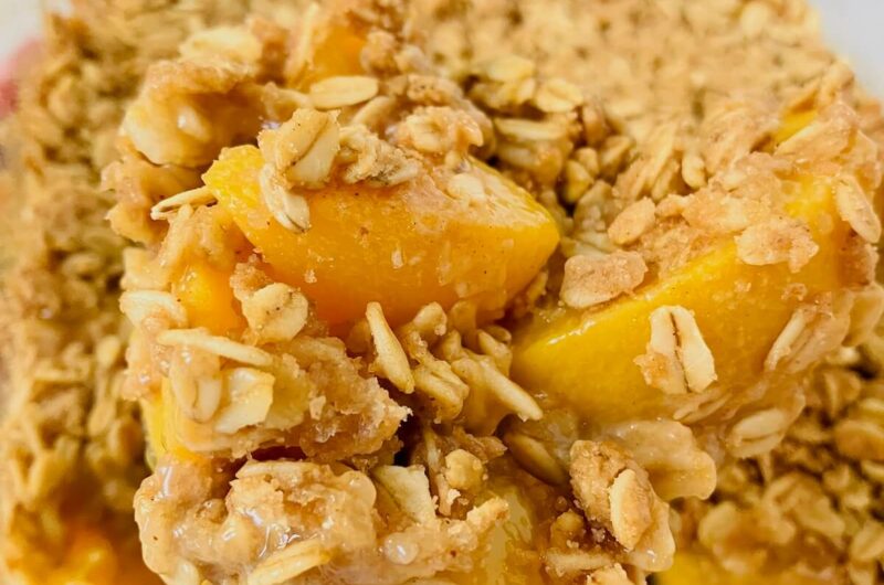 Peach Crumble